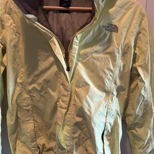 The North Face Light Yellow Windbreaker